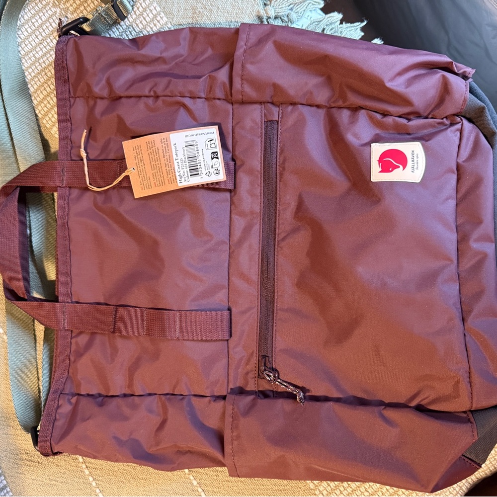 NEW Fjallraven Convertible Backpack Tote